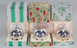 Wallace  Silver Bell Ornaments: 1975, 1976, 1977