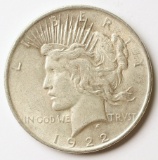 1922-P Peace Silver Dollar