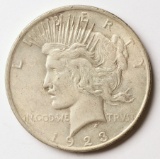 1923-P Peace Silver Dollar