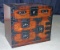 Asian Style Burnished Wood Cabinet
