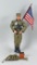 GI JOE Action Figure, Black Hair - Blue Eyes, Ca. 1964