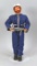 GI Joe Action Figure w/ Red Flocked Hair - Beard - Scar, Ca. 1964