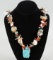 Turquoise Turtle Stacked Fetish Necklace