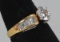 GP Sterling Ring w/ CZ Stone, Sz. 8