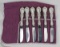 6 Reed & Barton Sterling Silver Handled Butter Knives, 90 Grams