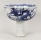 Chinese Ming Style Blue and White Stem Cup