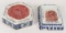 Two Chinese Ming Style Blue and White Ink Grinders