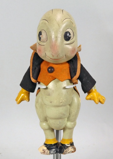 1939 Walt Disney "Jiminy Cricket" Composition Doll, 10"