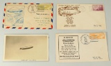 U.S.S. Macon Airship Stamped Envelopes & Original Photo