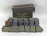 Cal .30 Cartridges, Ball M2 in Bandoleers, 192 Rds.