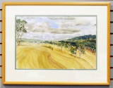 Watercolor Landscape Picture, Unsigned
