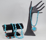 Southwest Style Turquoise Necklaces, Pendant