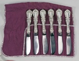 6 Reed & Barton Sterling Silver Handled Butter Knives, 90 Grams
