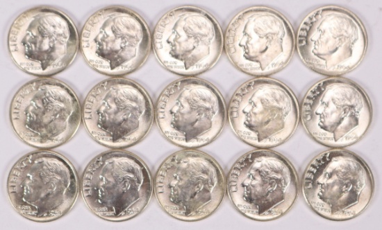 15 - 1964-D  Roosevelt Dimes