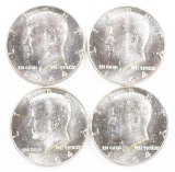 4 - 1964-D Kennedy Half Dollars