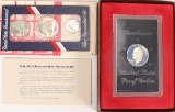 1776-1976 US Bicentennial Silver Unc Set & 1971 Eisenhower Proof Dollar