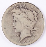 1924-S Peace Silver Dollar