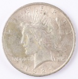 1924-P Peace Silver Dollar