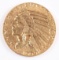 1909-D $5 Gold Indian Half Eagle