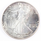 1990  $1 American Silver Eagle, 1oz. Fine Silver