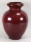 Chinese Ox-Blood Vase, Qianlong Mark