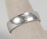 Platinum Band, Sz. 8.75, 9.7 Grams