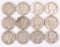 12 Mercury Silver Dimes; 2-1941-D & 2-1941-P & 8-1942-P