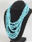 Multistrand Southwest Style Turquoise Necklace