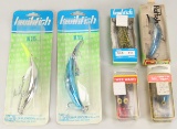 Vintage Kwikfish, Wee Wart, Hot'N'Tot, & Flatfish Fishing Lures