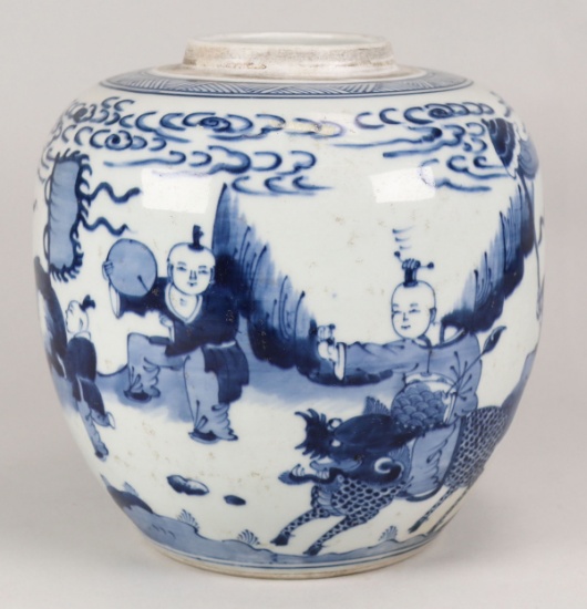 Chinese Blue & White Jar