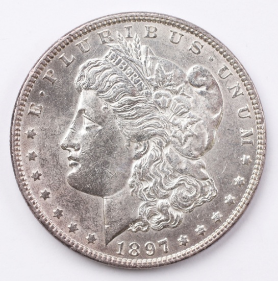 1897-P Morgan Silver Dollar