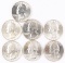 7  - 1964-D Washington Silver Quarters