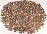 Bag of Wheat Pennies, various dates/mints,