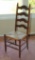 Ladder Backed Chair w/ Caned Seat