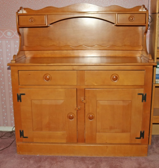 Maple Finished Sideboard Cabinet