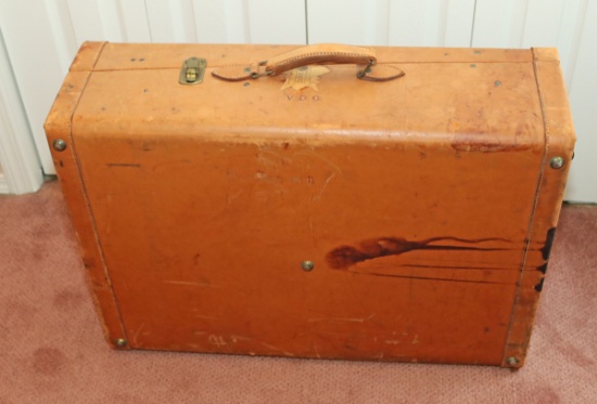 Old Leather Suitcase - Wardrobe