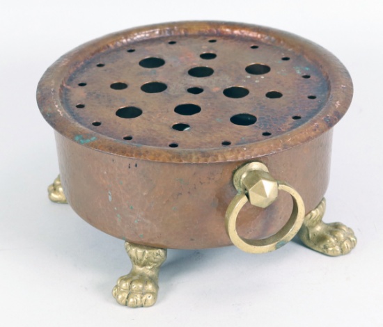 Hammered Copper Tea Pot Warmer