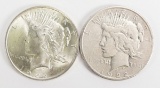 1922-P & 1922-S Peace Silver Dollars