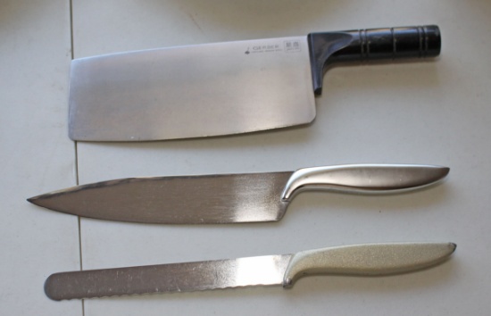 3 Gerber Kitchen Knives