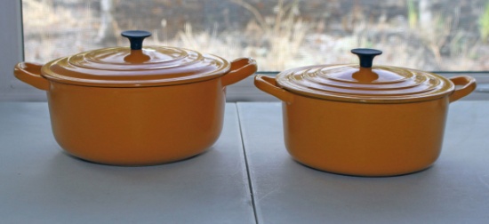 LeCreuset Enameled Cookware: Sizes B & C - Made in France