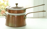 Bazar Francais NY 666 Copper Double Boiler