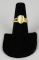 .925 Yellow Moonstone Type Ring, Sz. 8