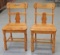 Maple Finished Chairs