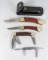 4 Vintage Sears Folding Knives