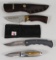 3 Collectible Knives: Precise Deer Slayer, Buck 426X &