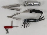 Camp Knife, Eddie Bower Knife, 2 Survival Tools & Pittsburgh Tool