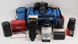 Nikon FM2 Film Camera, Extra Lens, Filter & Camera Bag