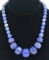 Desert Rose Trading Lapis Lazuli Graduated Necklace w/.925 Hook & Eye  Clasp