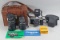 Chinon CS 35mm SLR Film Camera w/ Accessories