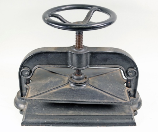 Vintage Cast Iron Book Press